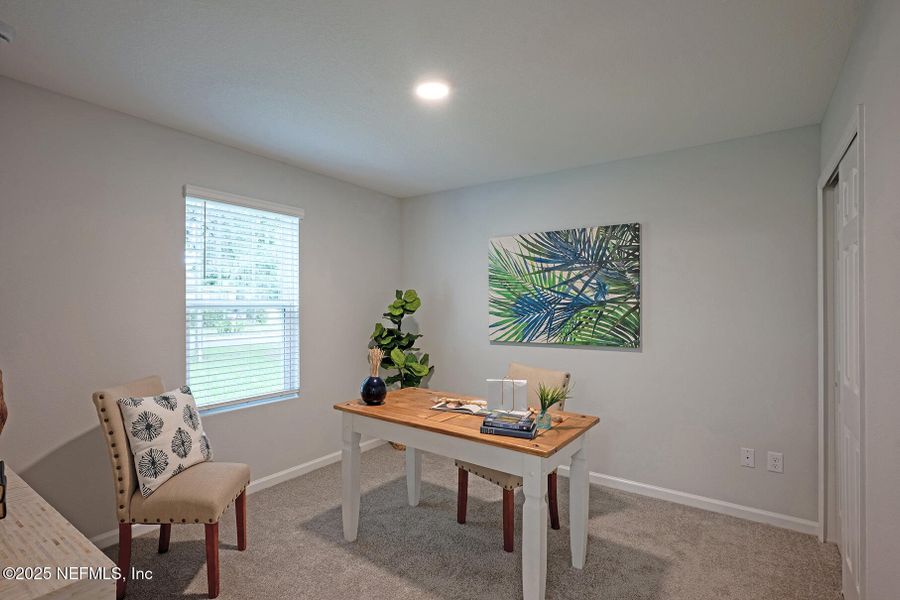 Furnished interior view inside a new home in , Jacksonville (Image 9).