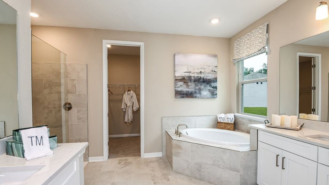 Furnished interior view inside a new home in Headwaters at Lofton Creek, Yulee (Image 18).