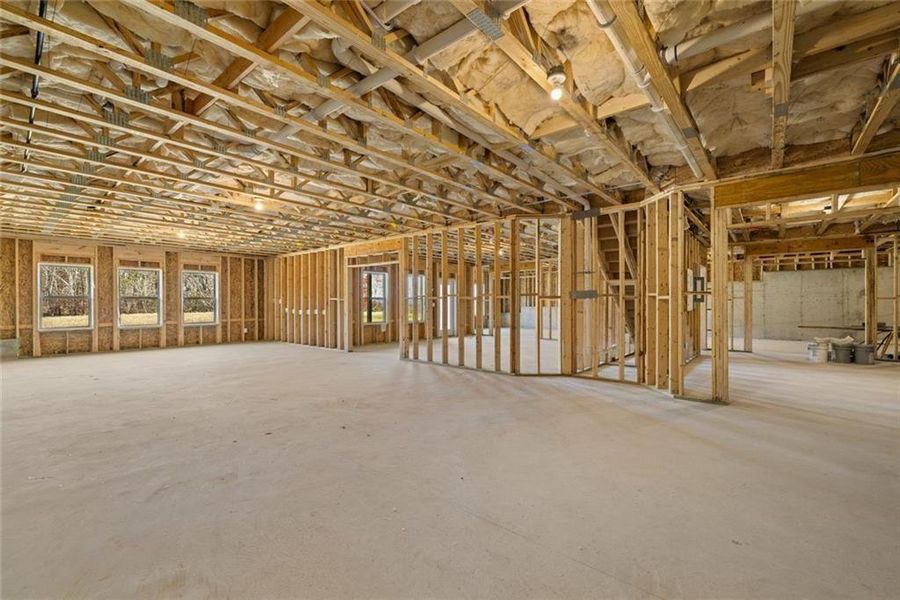In-progress construction of a new home in Horizon at Laurel Canyon, Canton, GA (Image 54).