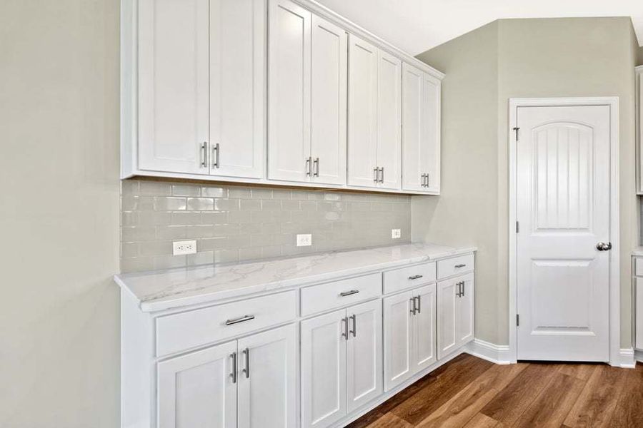 Representative furnished interior of a home built from the Drayton by Caviness & Cates Communities in Bartlett Manor, Youngsville (Image 33).