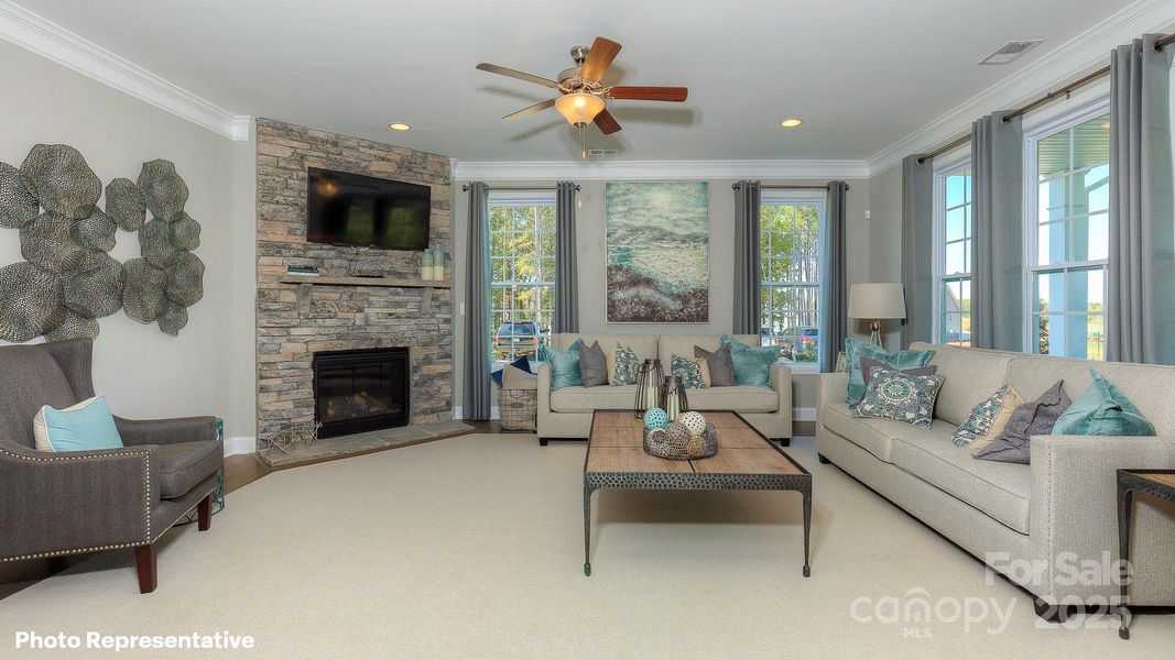 Furnished interior view inside a new home in Sylvan Creek, Denver (Image 4).