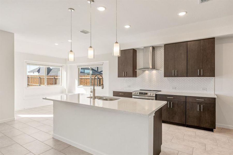 Furnished interior view inside a new home in Georgetown at Kings Fort 50s, Kaufman (Image 12).