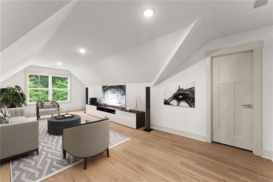 Furnished interior view inside a new home in , Baldwin (Image 8).