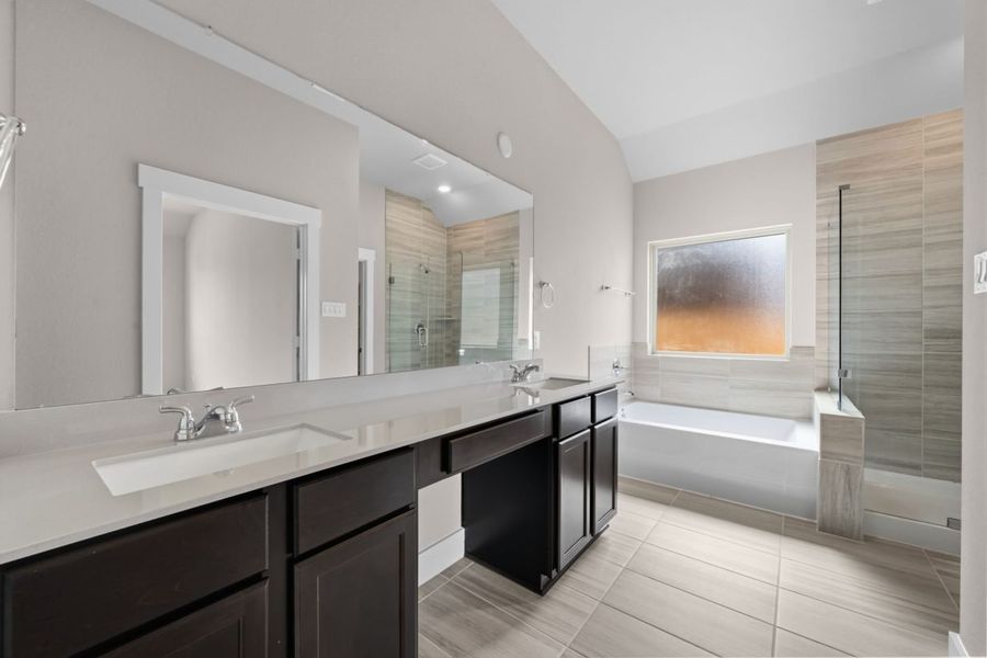 Furnished interior view inside a new home in Harrington Trails, New Caney (Image 9). Furnished interior view inside a new home in Harrington Trails, New Caney (Image 9).