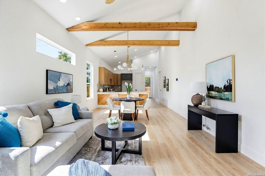Furnished interior view inside a new home in , San Antonio (Image 6).