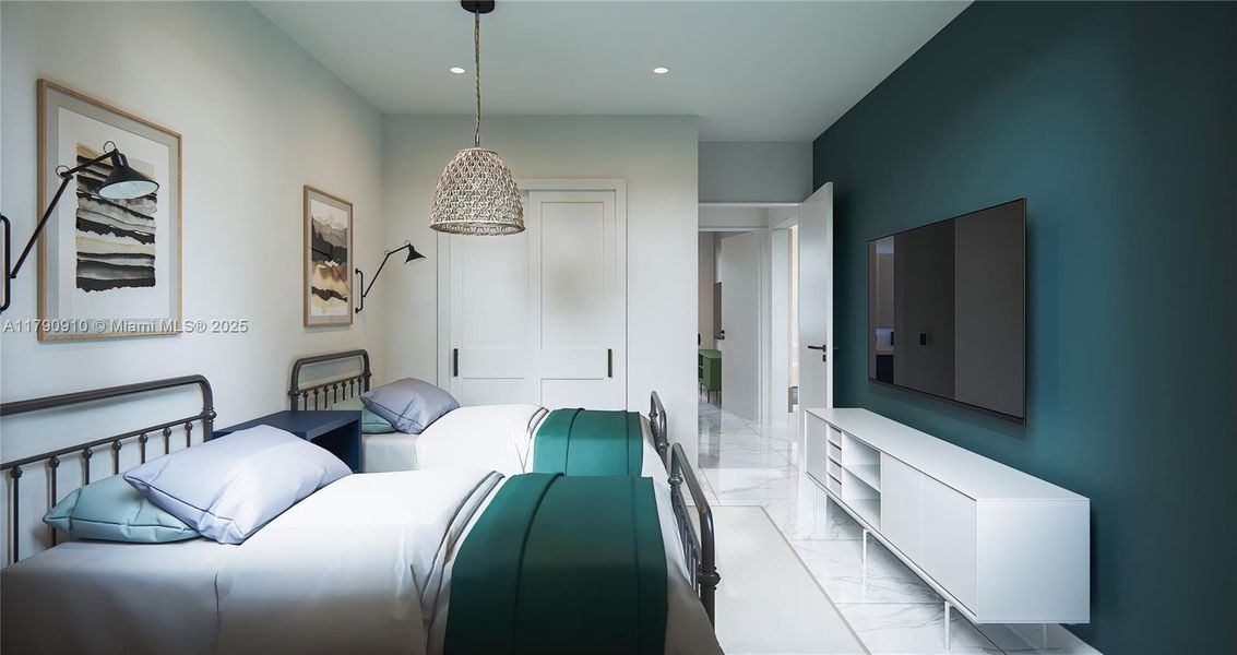 Furnished interior view inside a new home in , Port St. Lucie (Image 6).