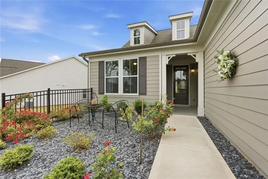 Exterior details and patio area of a home in , Hoschton (Image 4).