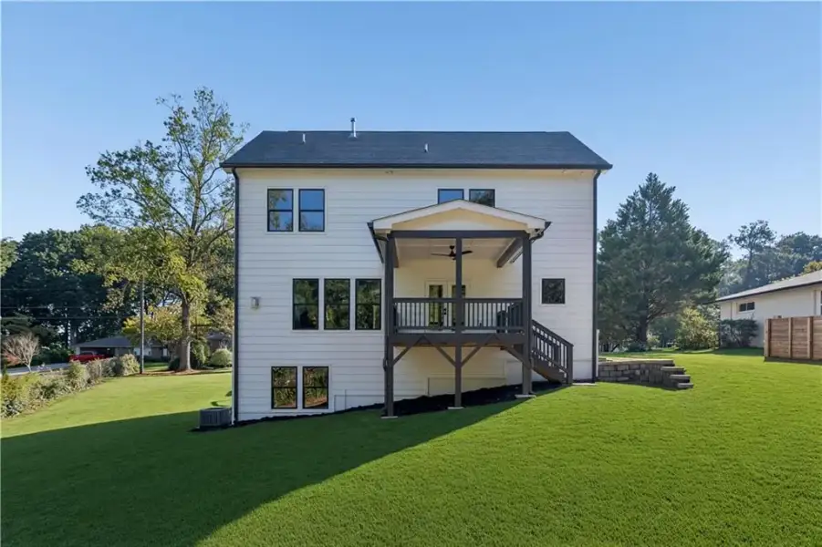 Exterior details and patio area of a home in , Atlanta (Image 4).