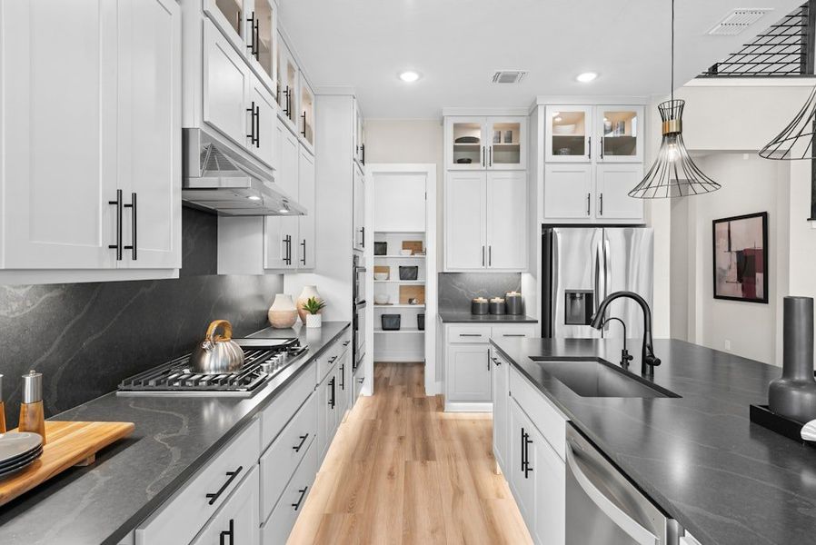 Representative furnished interior of a home built from the Oltorf by Scott Felder Homes in Foxbrook, Cibolo (Image 12).