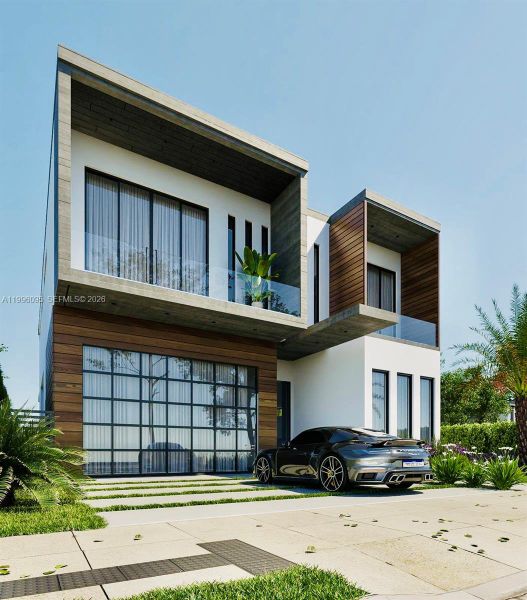 Front exterior of a new home in , North Bay Village, FL, highlighting curb appeal (Image 9).