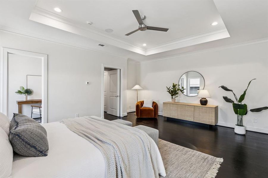 Furnished interior view inside a new home in , Dallas (Image 13). Furnished interior view inside a new home in , Dallas (Image 13).