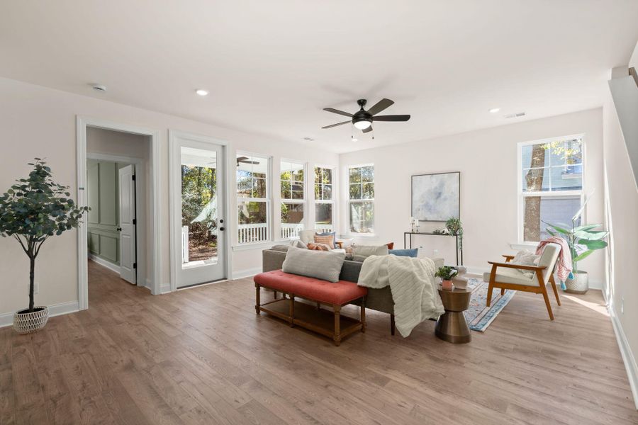 Furnished interior view inside a new home in , Hollywood (Image 14).
