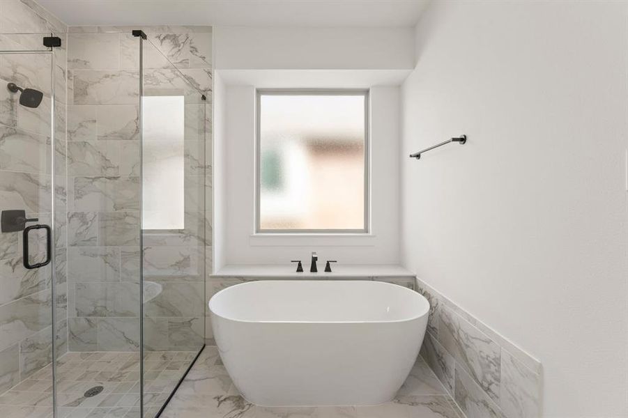 Furnished interior view inside a new home in Trails at Cottonwood Creek, Rowlett (Image 10).