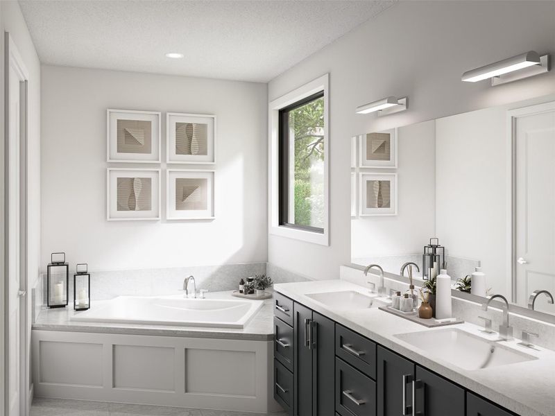 Furnished interior view inside a new home in , Magnolia (Image 5).