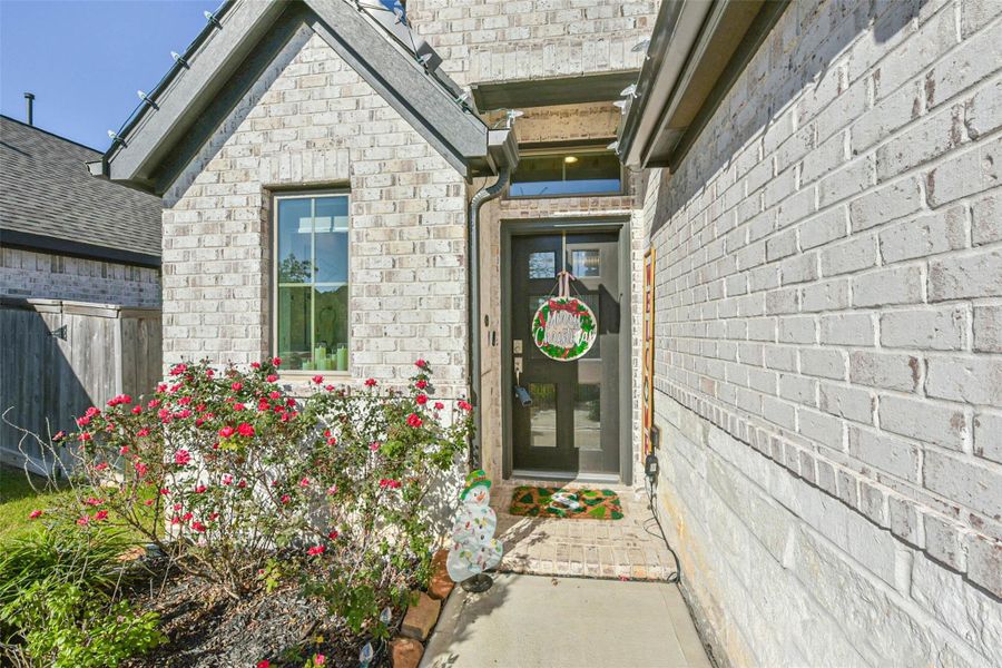 Exterior details and patio area of a home in , Katy (Image 3). Exterior details and patio area of a home in , Katy (Image 3).