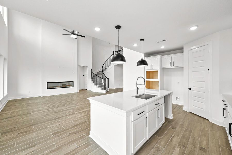 Furnished interior view inside a new home in , Katy (Image 4).