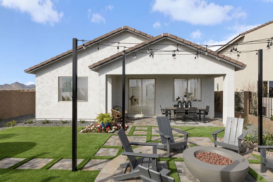 Representative exterior details of a home built from the Copper by Mattamy Homes in Soleo, San Tan Valley (Image 4).
