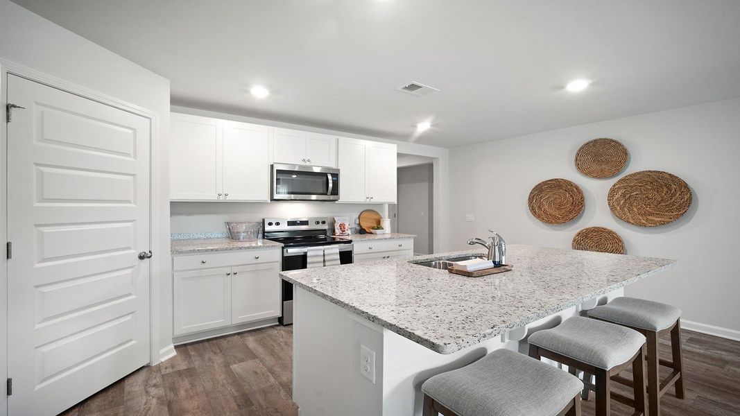 Furnished interior view inside a new home in The Retreat at East Argent, Ridgeland (Image 9). Furnished interior view inside a new home in The Retreat at East Argent, Ridgeland (Image 9).