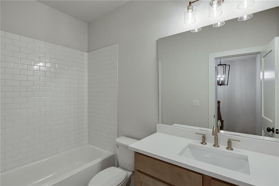 Furnished interior view inside a new home in , Statham (Image 15).