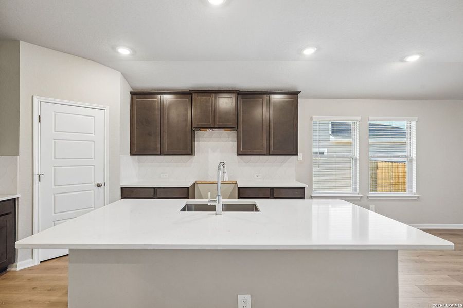 Furnished interior view inside a new home in Remington Ranch, San Antonio (Image 9).