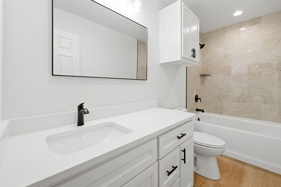 Furnished interior view inside a new home in , Baird (Image 10).