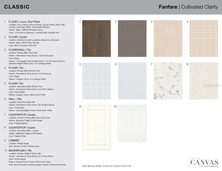 Sample of building materials used in homes in Firethorn, Parrish (Image 4). Sample of building materials used in homes in Firethorn, Parrish (Image 4).