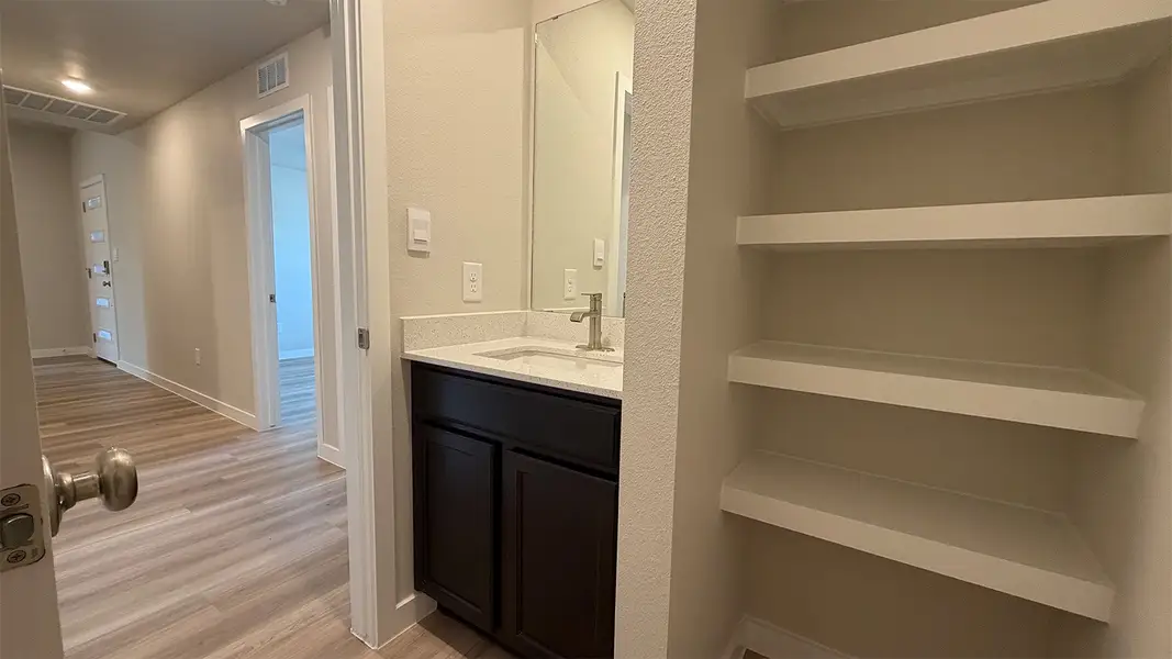 Furnished interior view inside a new home in The Lakes Northwest, Corpus Christi (Image 9). Furnished interior view inside a new home in The Lakes Northwest, Corpus Christi (Image 9).