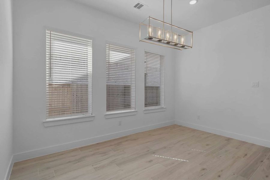 Representative unfurnished interior of a home built from the Lakeway by Chesmar Homes in Meridiana 50's, Manvel (Image 25).