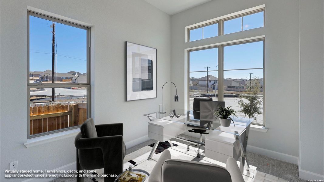 Furnished interior view inside a new home in Arcadia Ridge, San Antonio (Image 16).