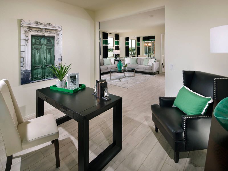 Furnished interior view inside a new home in The Preserve at Province II 55+/Active Adult, Maricopa (Image 6).