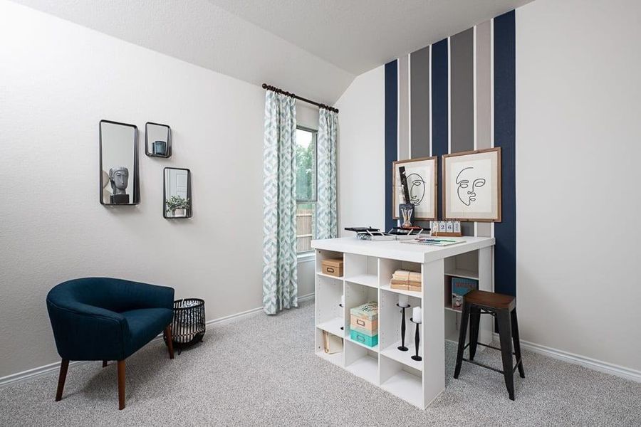 Furnished interior view inside a new home in Oak Hills, Burleson (Image 5).