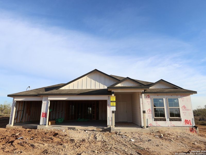 In-progress construction of a new home in Chaparral Ranch, Floresville, TX (Image 19). In-progress construction of a new home in Chaparral Ranch, Floresville, TX (Image 19).