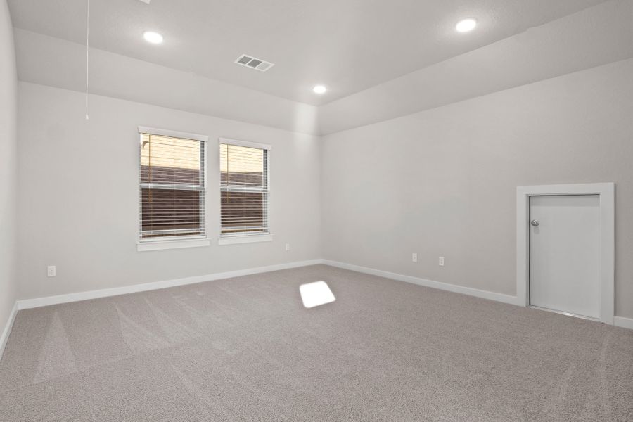 Bedroom in the Willow home plan by Trophy Signature Homes – REPRESENTATIVE PHOTO Bedroom in the Willow home plan by Trophy Signature Homes – REPRESENTATIVE PHOTO