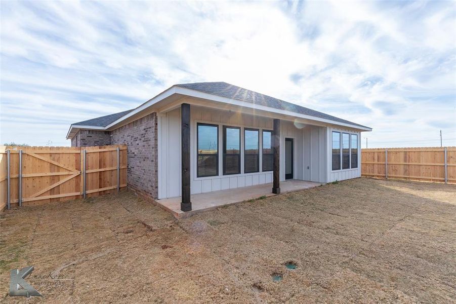 Exterior details and patio area of a home in , Abilene (Image 26).