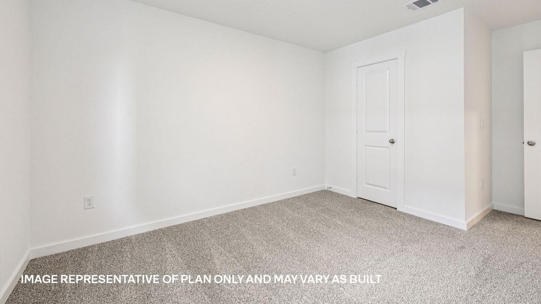 Spacious, unfurnished interior of a new home in Revelry, Del Valle (Image 24). Spacious, unfurnished interior of a new home in Revelry, Del Valle (Image 24).