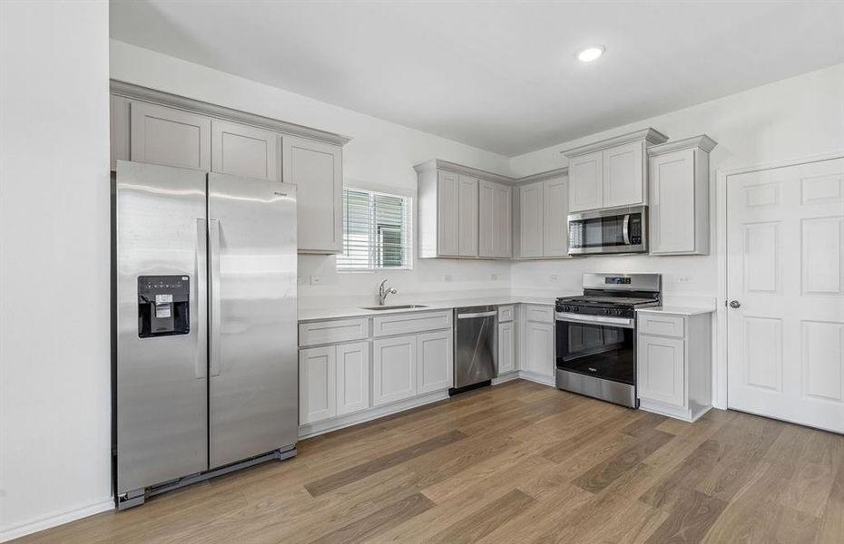 Open concept kitchen
