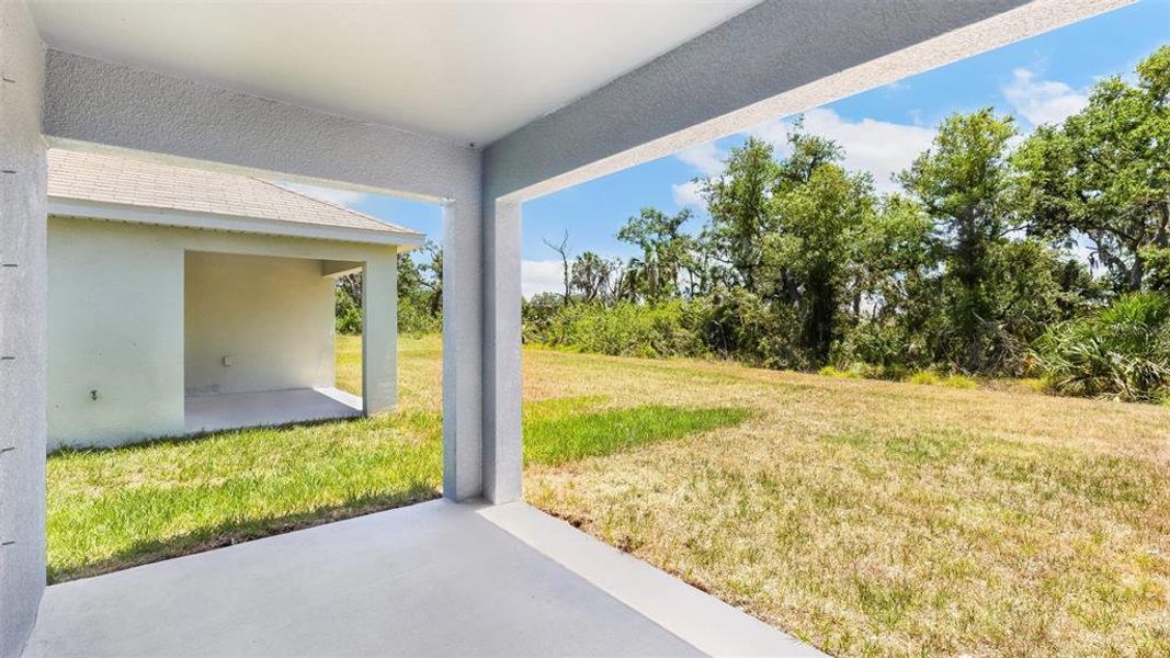 Exterior details and patio area of a home in Bella Lago, Parrish (Image 3).