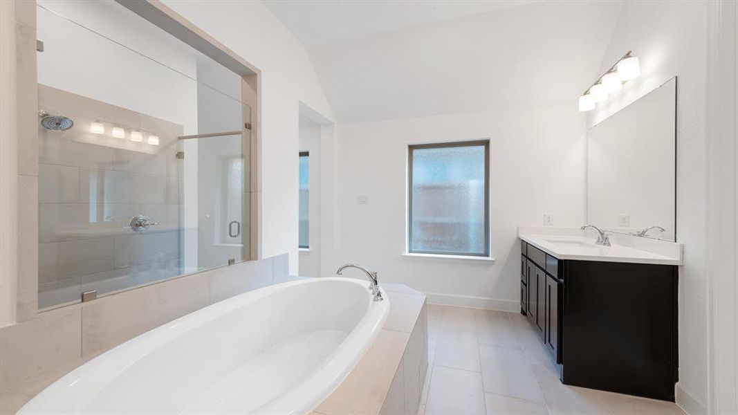 Furnished interior view inside a new home in Devonshire 55', Forney (Image 13).