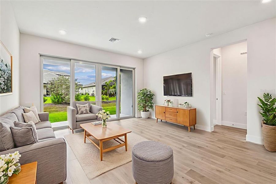 Family Room **Virtually Staged