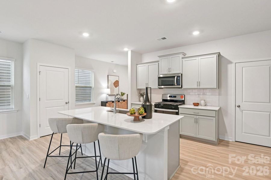 Furnished interior view inside a new home in The Hamptons at Hickory, Hickory (Image 10).