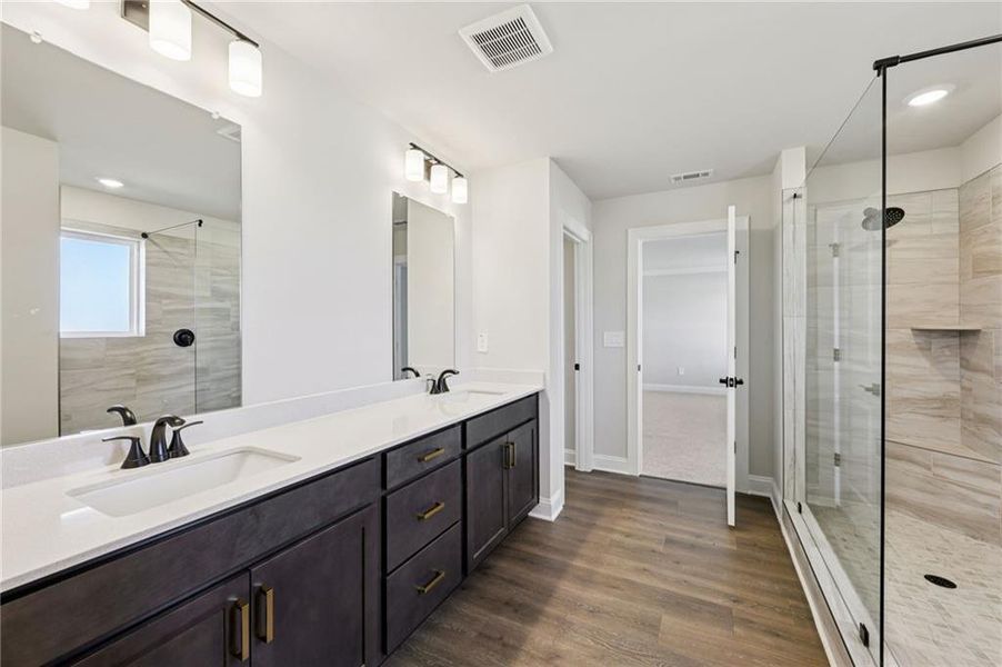 Furnished interior view inside a new home in River Pointe, Monroe (Image 18).
