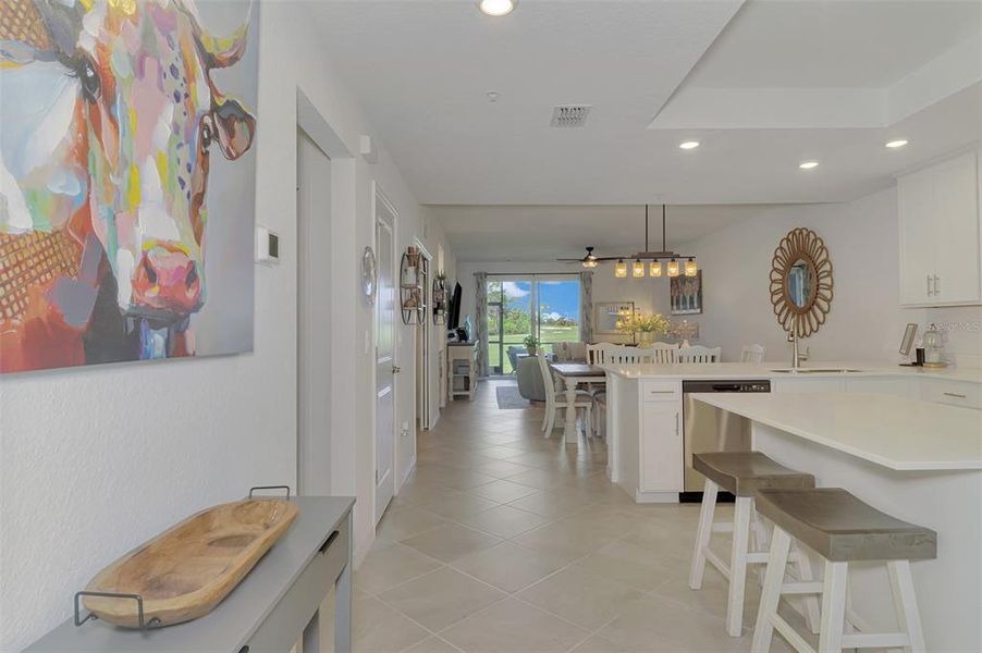 Furnished interior view inside a new home in , Venice (Image 18). Furnished interior view inside a new home in , Venice (Image 18).