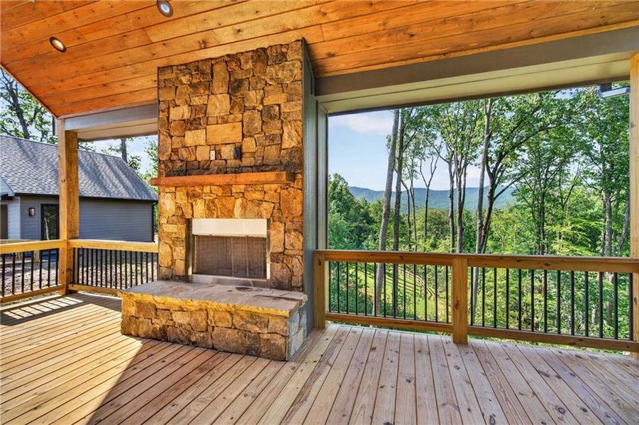 Exterior details and patio area of a home in , Ellijay (Image 36). Exterior details and patio area of a home in , Ellijay (Image 36).