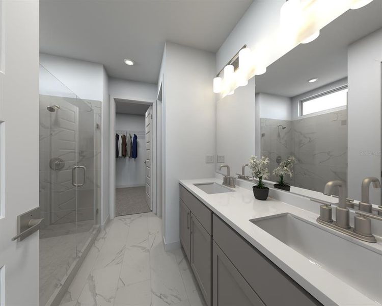Furnished interior view inside a new home in Coasterra - Reserve Series, Palmetto (Image 8).