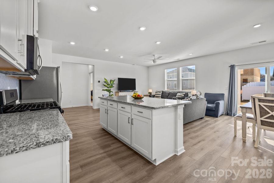 Furnished interior view inside a new home in Sheffield, Indian Trail (Image 12).