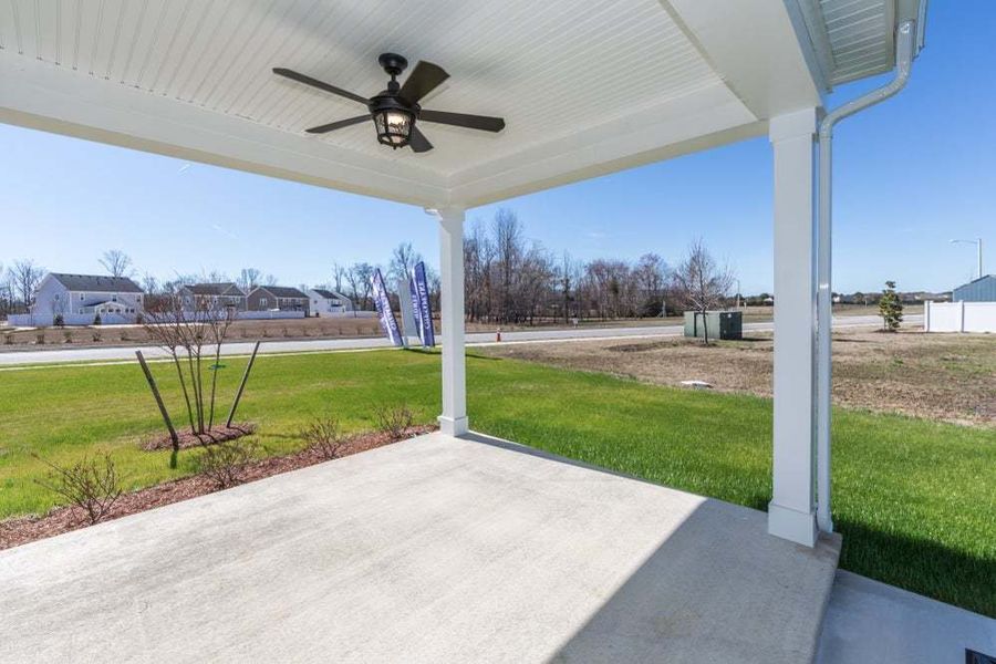 Rear Covered Porch