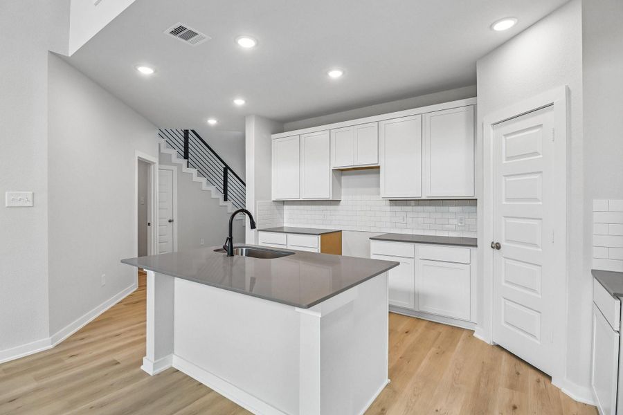 Furnished interior view inside a new home in Granger Pines, Conroe (Image 5).
