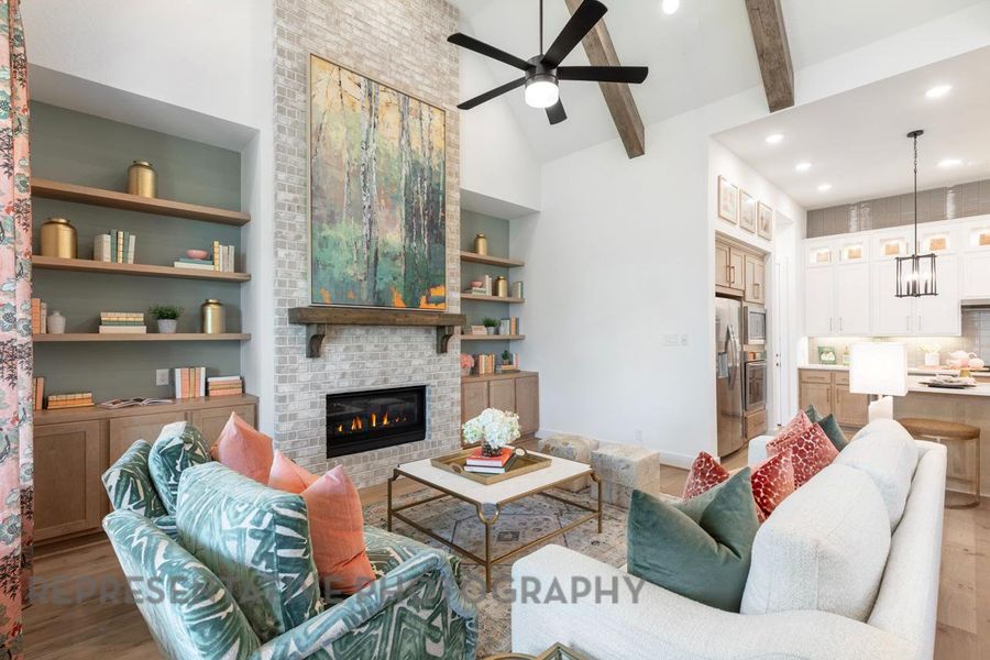 Furnished interior view inside a new home in Parten, Austin (Image 17).