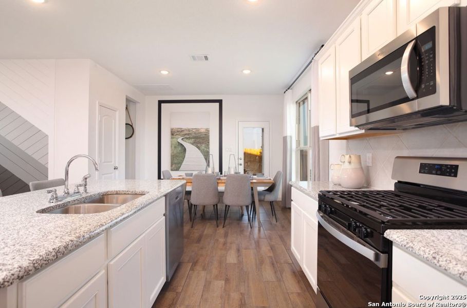 Furnished interior view inside a new home in Morgan Meadows, San Antonio (Image 9).
