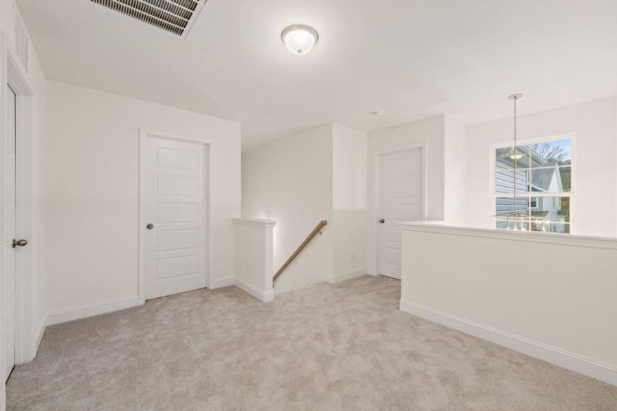 Spacious, unfurnished interior of a new home in Miller's Reserve, Greensboro (Image 23). Spacious, unfurnished interior of a new home in Miller's Reserve, Greensboro (Image 23).
